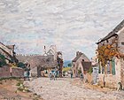 La Petite Place - La Rue du Village, 1874, Aberdeen Art Gallery