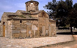 The temple of Agios Ioannis Eleimon in Lygourio