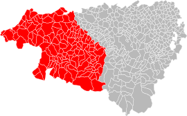Location within the Pyrénées-Atlantiques department
