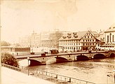 Münsterbrücke with horsecar, c. 1896