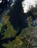 NASA-Aufnahme der Nordsee