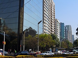 High rise buildings in Polanco