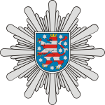 Polizeistern der Thüringer Polizei