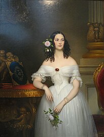 Portrait of Yekaterina Alekseevna Vasilchikova (Scherbatova), 1840s