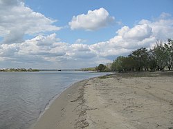 The Don River near the stanitsa of Starocherkasskaya in Aksaysky District