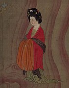 Dunhuang woman in Tang dress