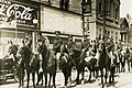 Washington National Guard cavalry pictured in Tacoma, Washington in 1907.