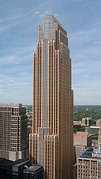 Postmodern architecture: Wells Fargo Center in Minneapolis, Minnesota, U.S., completed 1988