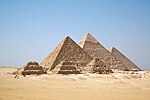 The Great Pyramids of Giza in Giza