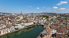 Altstadt Zürich und Limmat