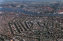 Die Amsterdamer Innenstadt (ca. 1982–1986) mit dem charakteristischen Amsterdamer Grachtengürtel