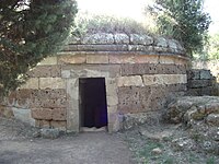 Tumulus at Banditaccia necropolis