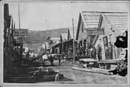 Barkerville main street, 1868.