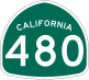 State Route 480 marker