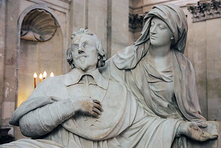 Detail of the tomb of Cardinal Richelieu, Chapel of the Sorbonne, (1675-1694)