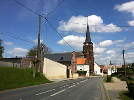 The church in Cauroir