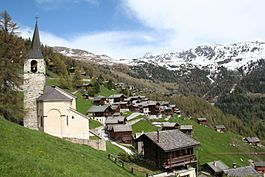 Village of Chandolin in the municipality of Anniviers