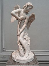 Edmé Bouchardon, Cupid making his bow from the club of Hercules, National Gallery of Art, Washington D.C. (1744)