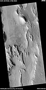 Wide view of layered features, as seen by HiRISE under HiWish program