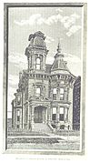 George Jerome House in 251 Alfred Street, built in 1877 possibly by architect Henry T Brush and demolished in 1935.