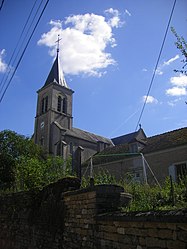 The church in Taconnay