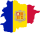 Andorra Flag-Map