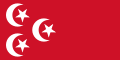 Flag of the Khedivate of Egypt (1881–1883).