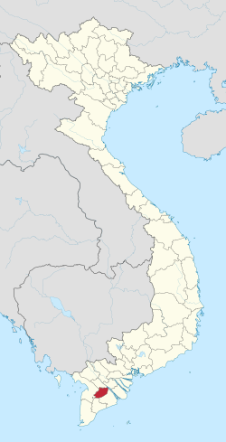 Location of Hậu Giang in Vietnam