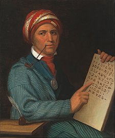 Portrait of Sequoyah (c. 1830), National Portrait Gallery (United States)