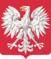 The coat of arms of the Polish People's Republic (1944–1990) according to the law.