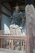 Eine Schutzfigur, Niō, im Hōryū-ji, Nara