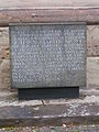 Gedenkstein für Johann Martin Moye