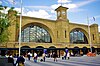 King's Cross station frontage following restoration in 2014.