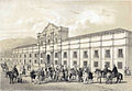„Palacio de La Moneda“. Atlas de la Historia Física y Política de la República de Chile" de 1854. Claudio Gay