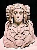 Lady of Elche (limestone, Iberian, 4th century BC)