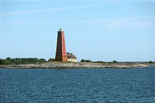 The Lågskär Lighthouse.
