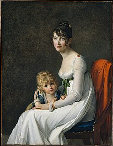 Madame Philippe Panon Desbassayns de Richemont (Jeanne Eglé Mourgue) and Her Son Eugène, circa 1802 (Metropolitan Museum of Art)