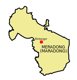 Location of Meradong District