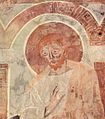 Carolingian fresco: Apostle figure, detail