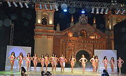 Miss International Peru in Huaman's Main Square