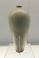 Moon-white glazed meiping vase, southern Song