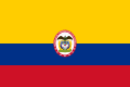 Military flag and naval ensign of United States of Colombia (1861–1886)