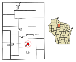 Location of Prentice in Price County, Wisconsin