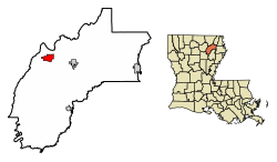 Location of Start in Richland Parish, Louisiana