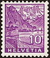 Briefmarke der Schweizer Post, 1934