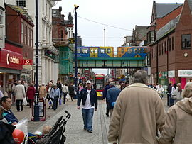 Einkaufsstraße in South Shields