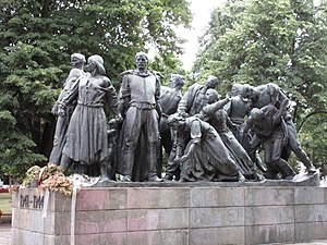 Monument of Resistance and the Fallen by Lojze Dolinar in Kraljevo, 1959