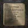 Stolperstein Unterlindau 74 Frieda Rosenbaum