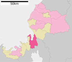 Location of Tsuruga in Fukui Prefecture