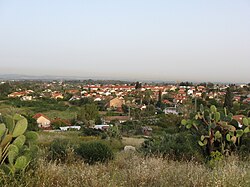 View of Gedera from Tel Qatra